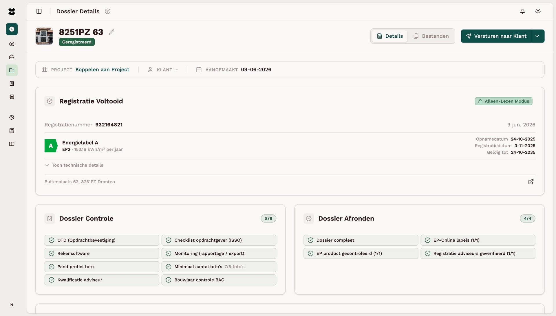 Dossiers audit-proof, van opname tot registratie